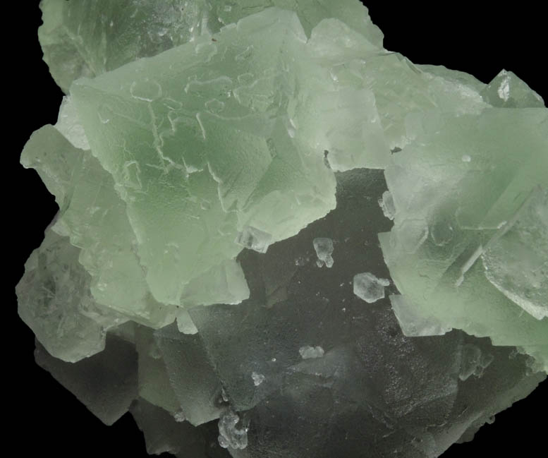 Fluorite on Fluorite from Xianghualing Mine, 32 km north of Linwu, Hunan Province, China