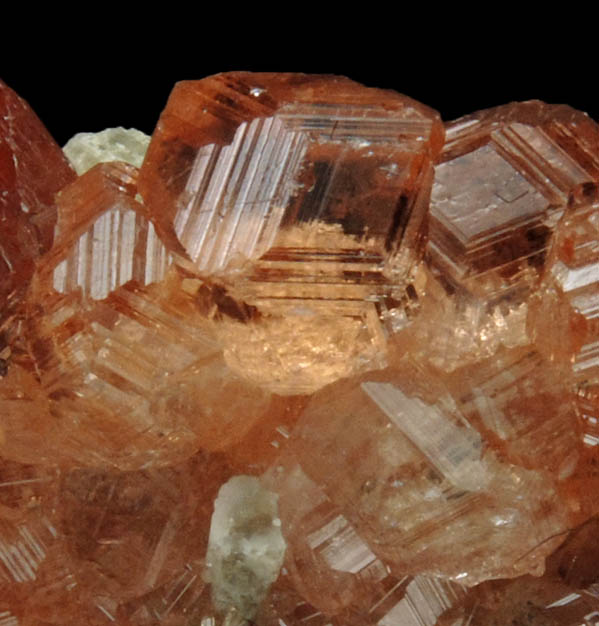 Grossular Garnet with Diopside from Jeffrey Mine, Asbestos, Qubec, Canada