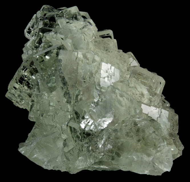 Fluorite over Fluorite (with phantom-growth zoning) from Xianghuapu Mine, Xianghualing, 32 km north of Linwu, Chenzhou, Hunan, China