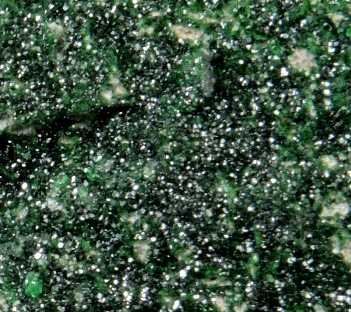 Uvarovite Garnet from Saranovskoye Mine, Sarany, Permskaya Oblast', Ural Mountains, Russia (Type Locality for Uvarovite)