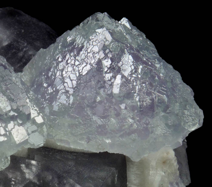 Fluorite on Fluorite from De'an Mine, Wushan, Jiangxi Province, China