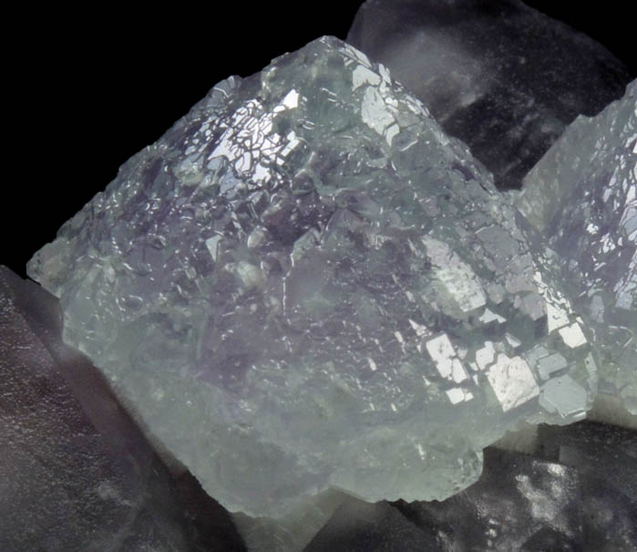 Fluorite on Fluorite from De'an Mine, Wushan, Jiangxi Province, China