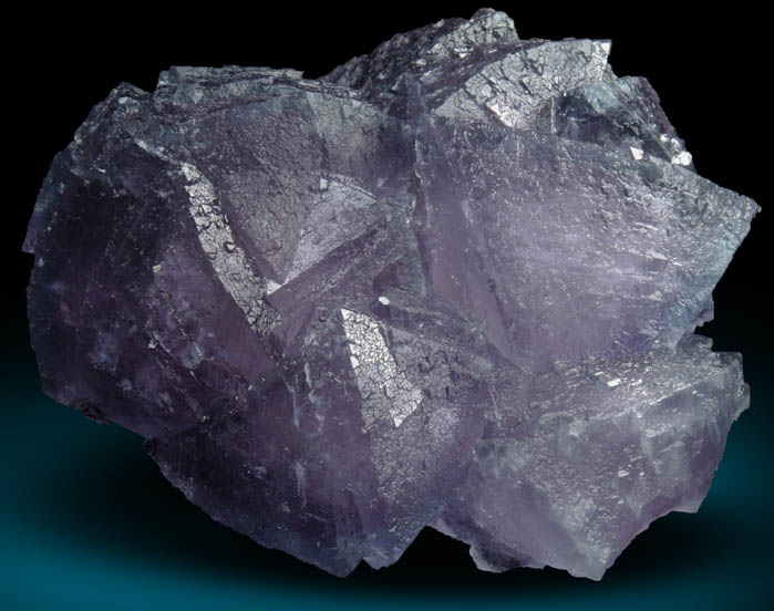 Fluorite on Fluorite from De'an Mine, Wushan, Jiangxi Province, China