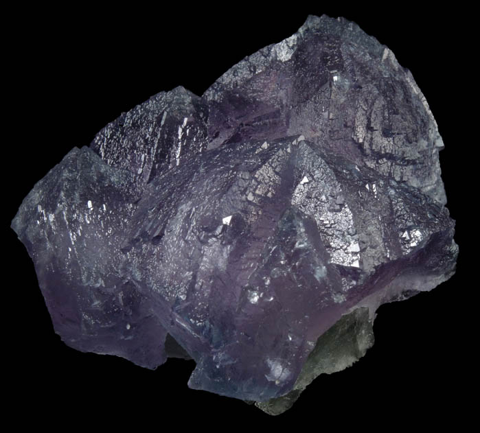 Fluorite on Fluorite from De'an Mine, Wushan, Jiangxi Province, China