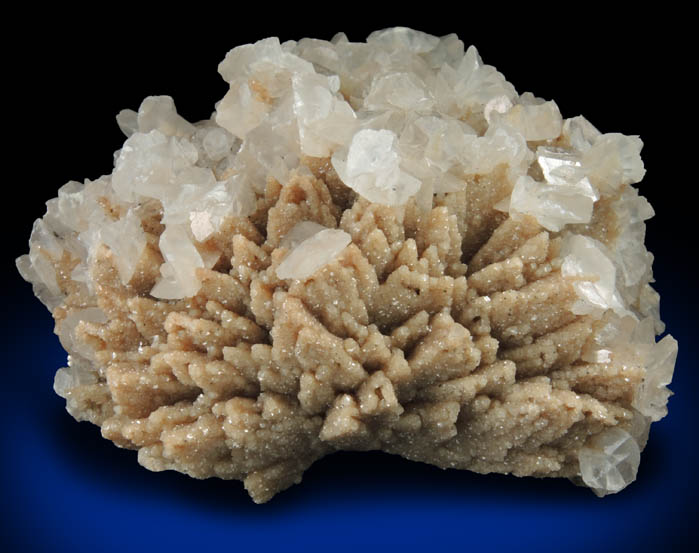 Calcite over Dolomite pseudomorphs after Calcite from Cavnic Mine (Kapnikbanya), Maramures, Romania