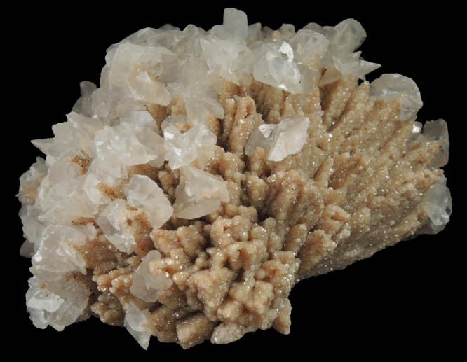 Calcite over Dolomite pseudomorphs after Calcite from Cavnic Mine (Kapnikbanya), Maramures, Romania