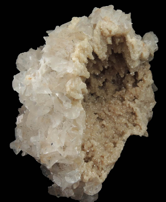 Calcite over Dolomite pseudomorphs after Calcite from Cavnic Mine (Kapnikbanya), Maramures, Romania