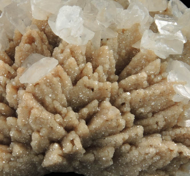 Calcite over Dolomite pseudomorphs after Calcite from Cavnic Mine (Kapnikbanya), Maramures, Romania