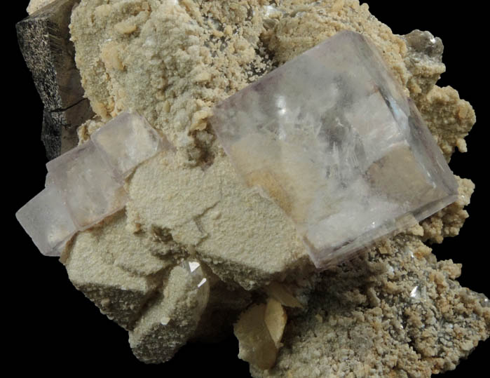 Fluorite, Arsenopyrite, Calcite, Quartz Muscovite from Yaogangxian Mine, Nanling Mountains, Hunan, China