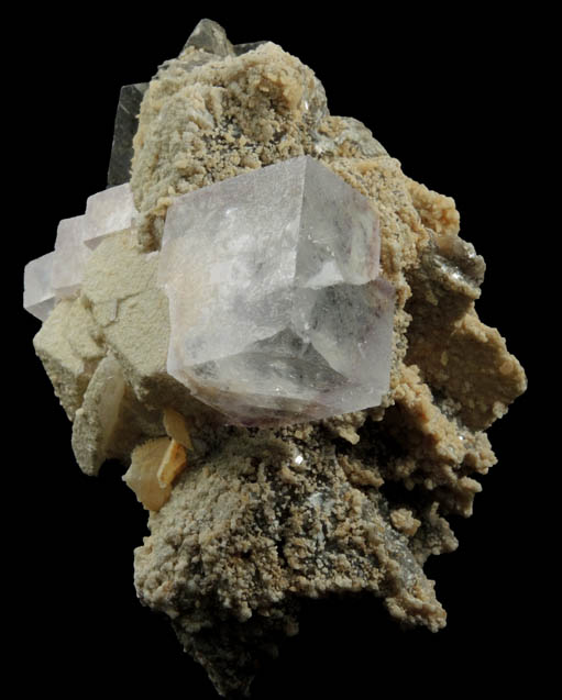 Fluorite, Arsenopyrite, Calcite, Quartz Muscovite from Yaogangxian Mine, Nanling Mountains, Hunan, China