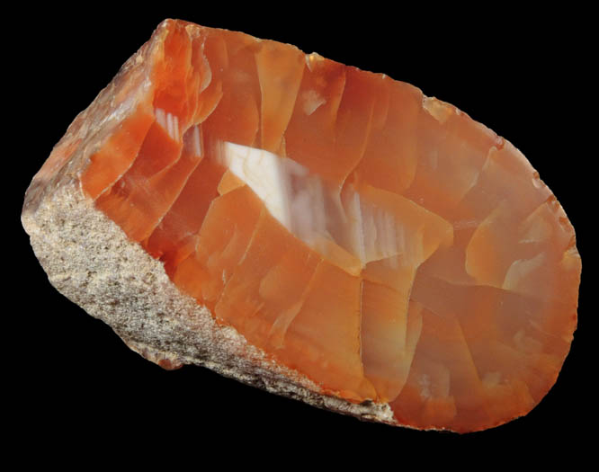 Quartz var. Carnelian from Bound Brook, Somerset County, New Jersey