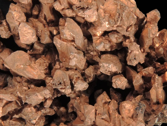 Copper (naturally crystallized native copper) from Ray Mine, Mineral Creek District, Pinal County, Arizona