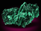 Malachite (fibrous) from Shilu Mine, Yangchun, Guandong, China