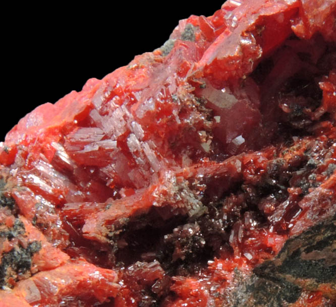 Realgar from Getchell Mine, Humboldt County, Nevada