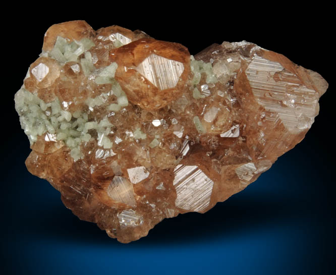 Grossular Garnet with Diopside from Jeffrey Mine, Asbestos, Qubec, Canada