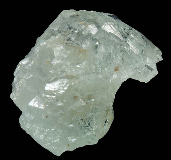 Beryl var. Aquamarine (etched crystal) from Minas Gerais, Brazil