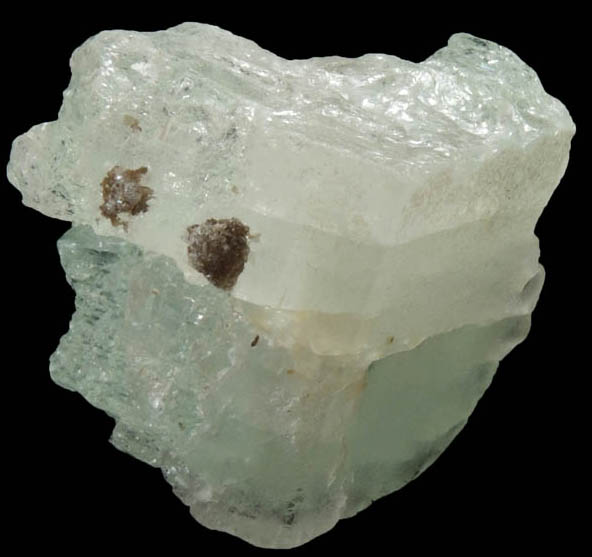 Beryl var. Aquamarine (etched crystal) from Minas Gerais, Brazil