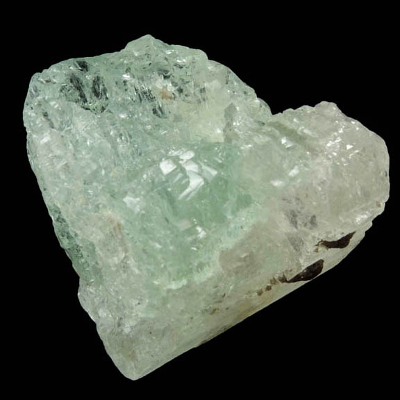 Beryl var. Aquamarine (etched crystal) from Minas Gerais, Brazil