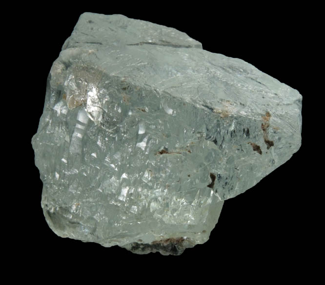 Beryl var. Aquamarine (etched crystal) from Minas Gerais, Brazil