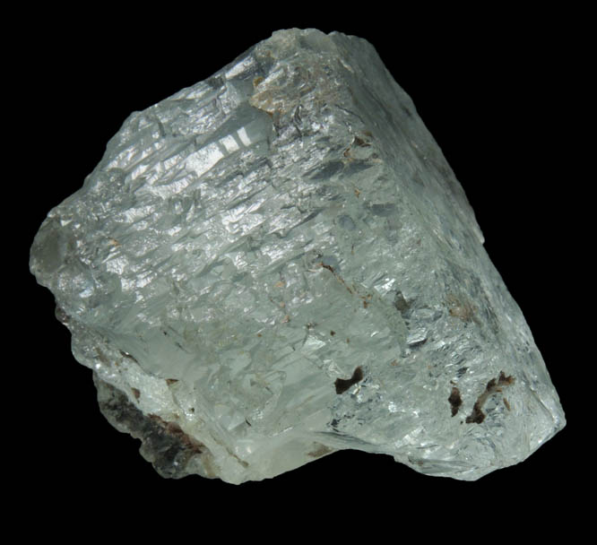 Beryl var. Aquamarine (etched crystal) from Minas Gerais, Brazil