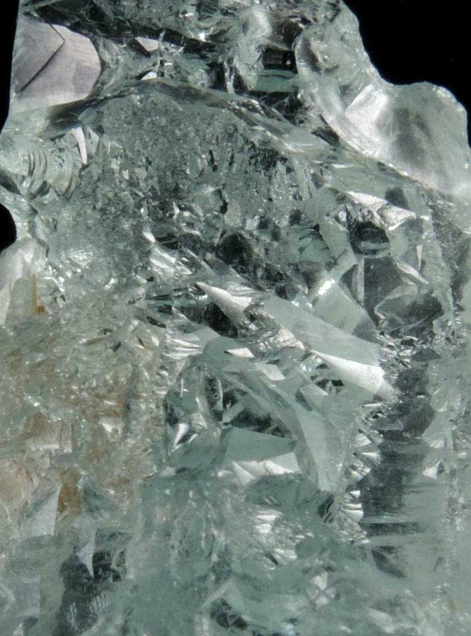 Beryl var. Aquamarine (etched crystal) from Minas Gerais, Brazil