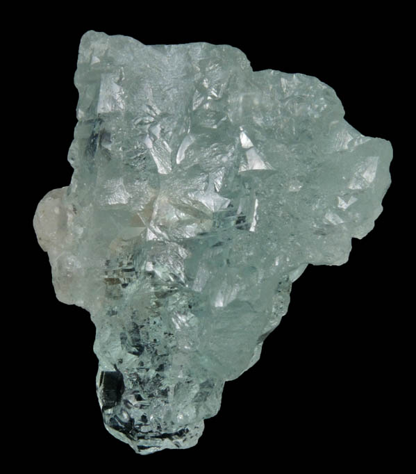 Beryl var. Aquamarine (etched crystal) from Minas Gerais, Brazil