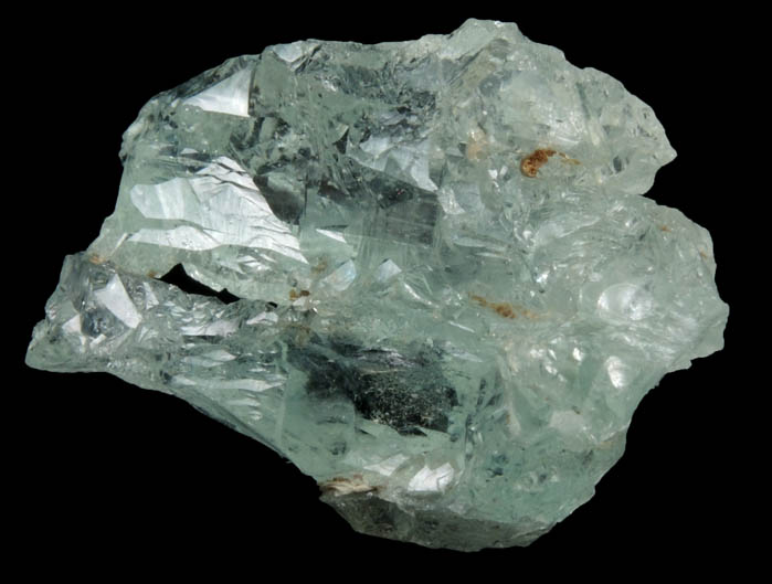 Beryl var. Aquamarine (etched crystal) from Minas Gerais, Brazil