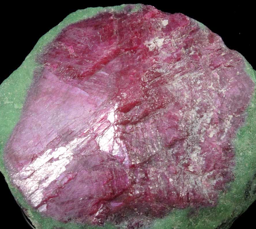 Corundum var. Ruby in Zoisite from Longido, Arusha, Tanzania