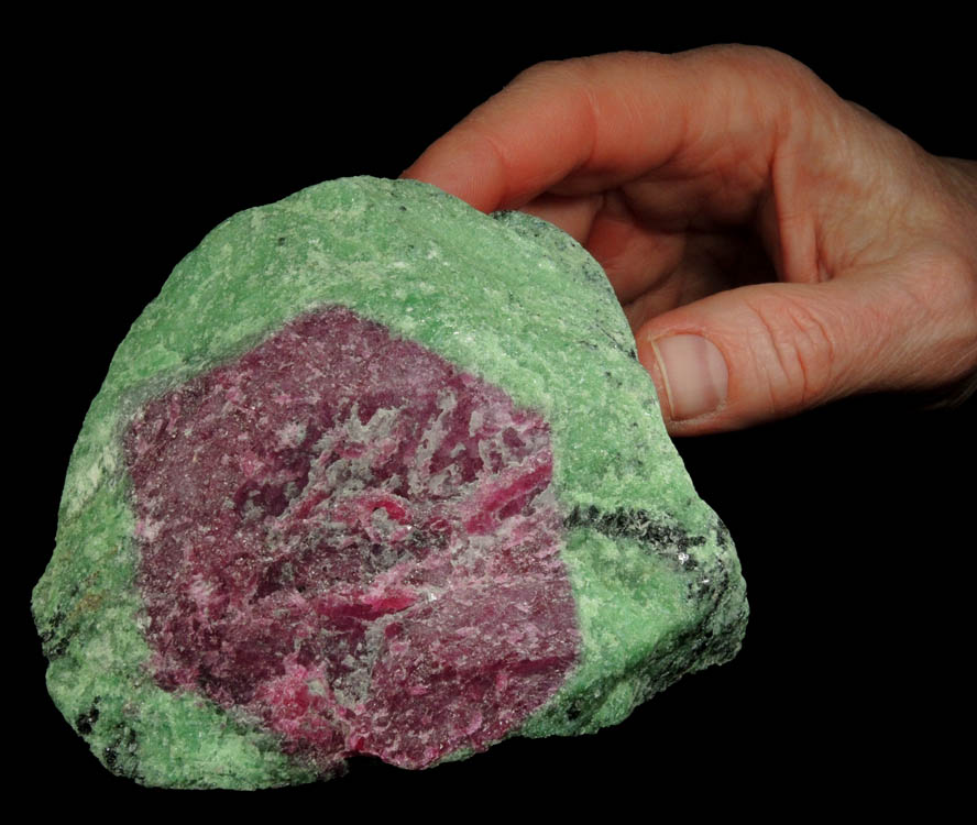 Ruby in Zoisite (Corundum, variety Ruby) from Longido, Arusha, Tanzania