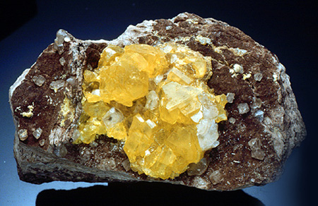 Sulfur from Scofield Quarry, Maybee, Michigan