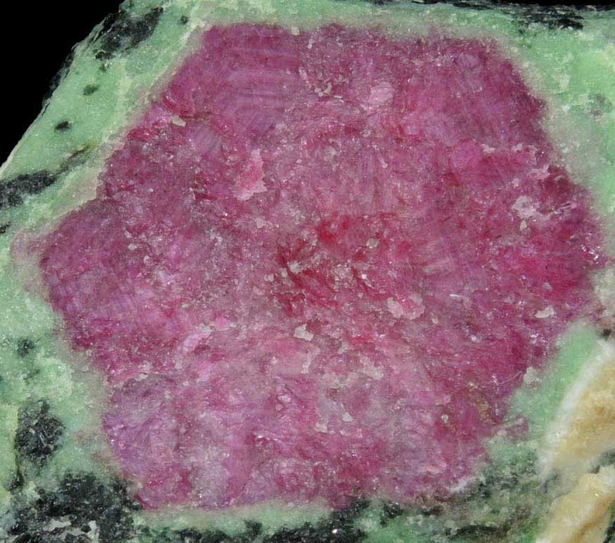 Ruby in Zoisite (Corundum, variety Ruby) from Longido, Arusha, Tanzania