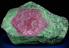 Ruby in Zoisite (Corundum, variety Ruby) from Longido, Arusha, Tanzania