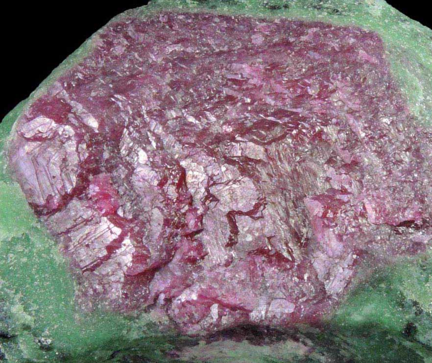 Ruby in Zoisite (Corundum, variety Ruby) from Longido, Arusha, Tanzania