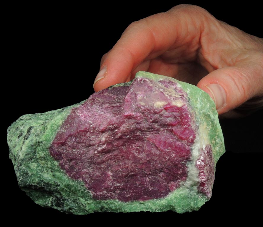 Ruby in Zoisite (Corundum, variety Ruby) from Longido, Arusha, Tanzania