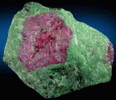 Ruby in Zoisite (Corundum, variety Ruby) from Longido, Arusha, Tanzania