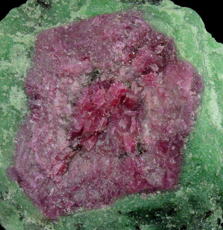 Ruby in Zoisite (Corundum, variety Ruby) from Longido, Arusha, Tanzania