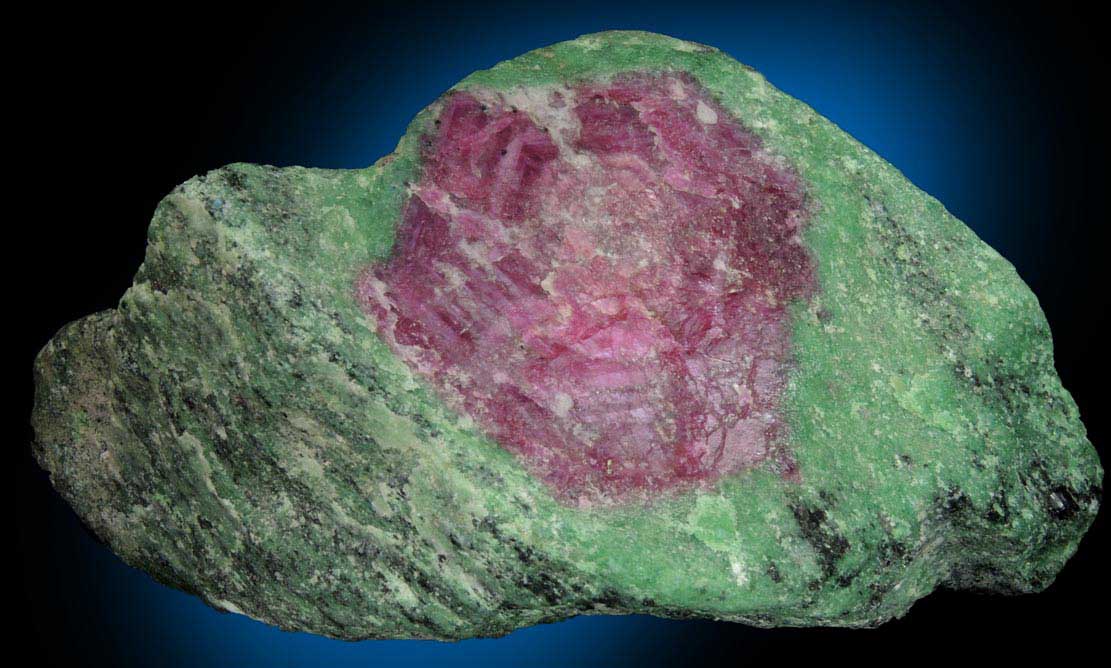 Ruby in Zoisite (Ruby Corundum) from Longido, Arusha, Tanzania