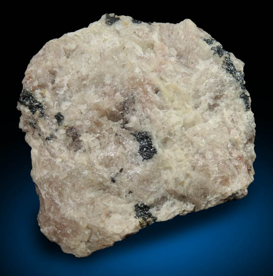 Hardystonite with minor Calcite and Franklinite from Franklin Mining District, Sussex County, New Jersey (Type Locality for Hardystonite and Franklinite)