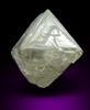 Diamond (3.40 carat pale-gray octahedral crystal) from Vaal River Mining District, Northern Cape Province, South Africa