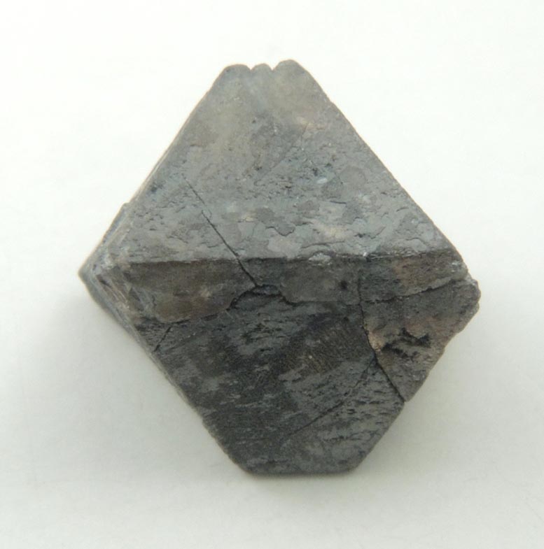 Diamond (2.14 carat translucent dark-gray octahedral crystal) from Zimbabwe