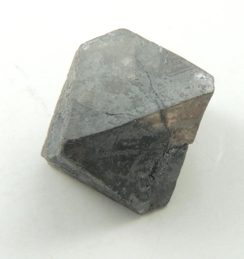 Diamond (2.14 carat translucent dark-gray octahedral crystal) from Zimbabwe