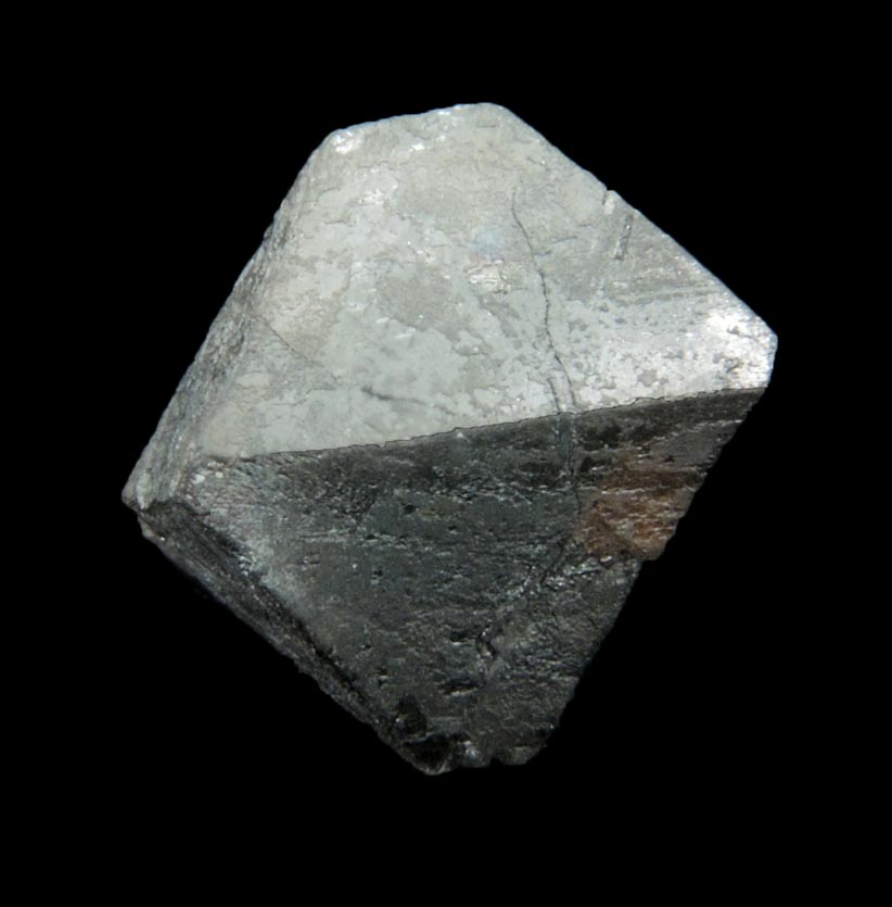 Diamond (2.14 carat translucent dark-gray octahedral crystal) from Zimbabwe