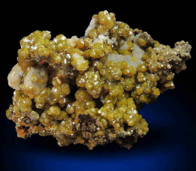 Pyromorphite from Bunker Hill Mine, Coeur d'Alene District, Shoshone County, Idaho