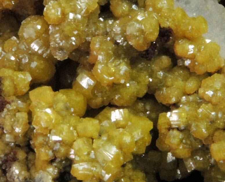 Pyromorphite from Bunker Hill Mine, Coeur d'Alene District, Shoshone County, Idaho