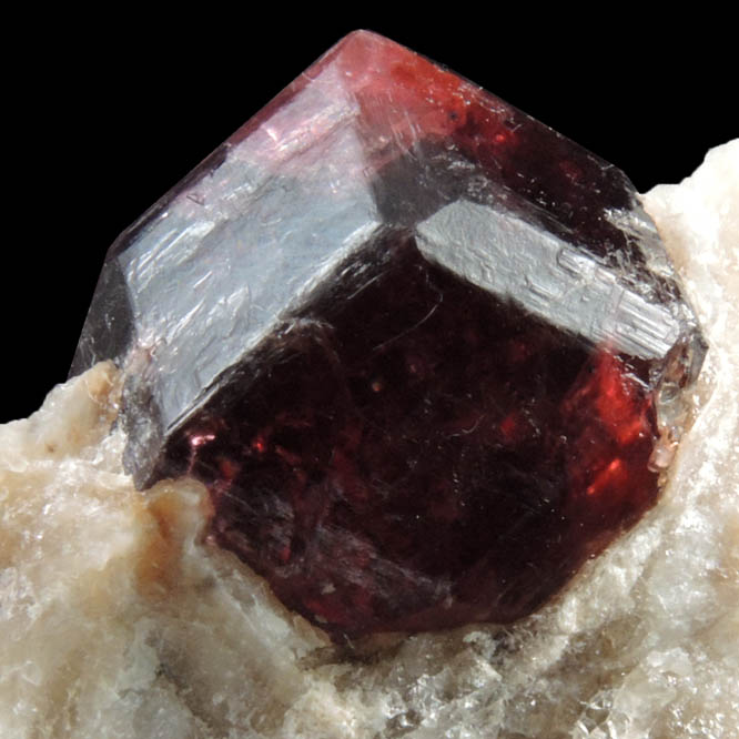 Almandine Garnet in Quartz from near Tenente Ananias, Rio Grande do Norte, Brazil