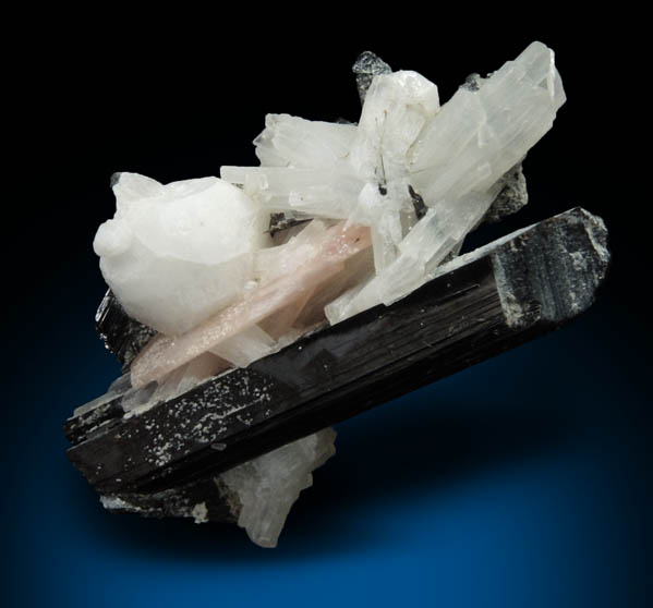 Analcime, Aegirine, Natrolite from Mont Saint-Hilaire, Qubec, Canada