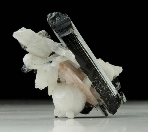 Analcime, Aegirine, Natrolite from Mont Saint-Hilaire, Qubec, Canada