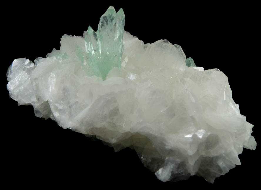 Apophyllite on Stilbite from Pashan Hill Quarry, Pune District, Maharashtra, India