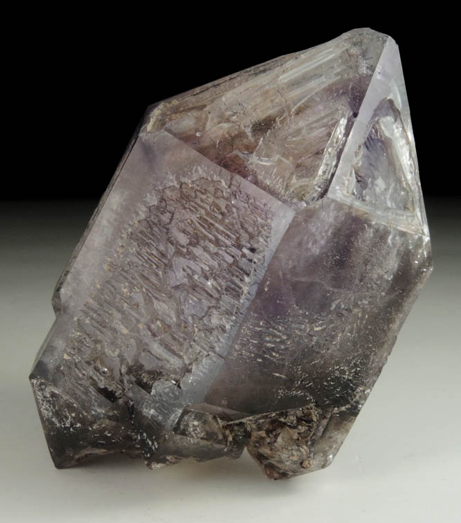 Quartz var. Smoky-Amethyst Quartz skeletal crystals from Goboboseb Mountains, 43 km west of Brandberg Mountain, Erongo region, Namibia