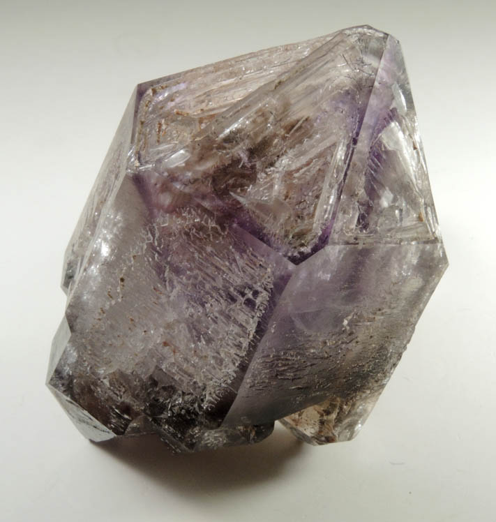 Quartz var. Smoky-Amethyst Quartz skeletal crystals from Goboboseb Mountains, 43 km west of Brandberg Mountain, Erongo region, Namibia